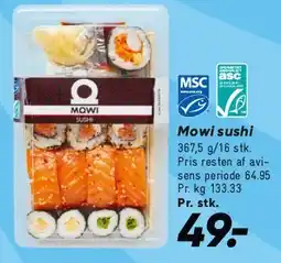 Bilka Mowi sushi (stor pakke) tilbud