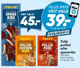 Bilka Tulip pulled eller spareribs tilbud
