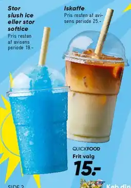 Bilka Slush ice / Iskaffe tilbud