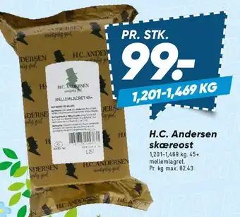 Bilka H.C. Andersen skæreost tilbud