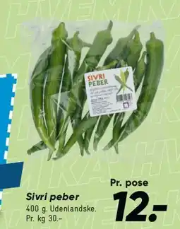 Bilka Sivri peber tilbud