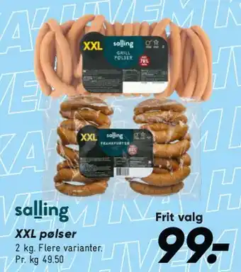 XXL pølser