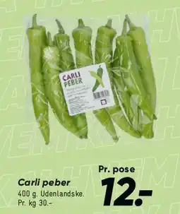 Bilka Carli peber tilbud