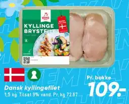 Bilka Dansk kyllingefilet tilbud