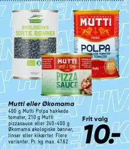 Bilka Mutti (Polpa / Pizza sauce) tilbud