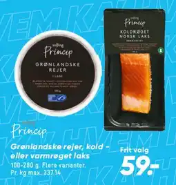 Bilka Gravad / varmrøget laks (og kolde rejer i udvalg) tilbud