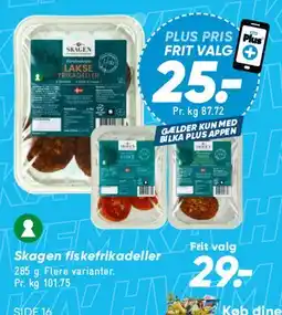 Bilka Skagen fiskefrikadeller tilbud