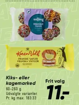 Bilka Kiks eller kagemarked tilbud