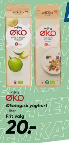Bilka Økologisk yoghurt tilbud