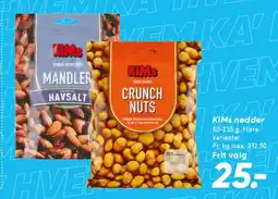 Bilka KIMs nødder tilbud