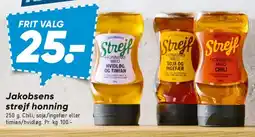 Bilka Jakobsens Strejf honning tilbud