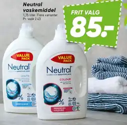 Bilka Neutral vaskemiddel tilbud