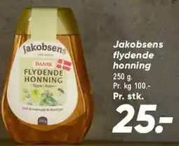 Bilka Jakobsens flydende honning tilbud