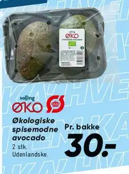Bilka Økologiske spisemodne avocado tilbud