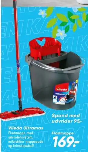 Bilka Vileda Ultramax fladmoppe tilbud
