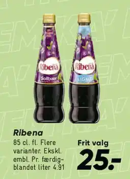 Bilka Ribena tilbud