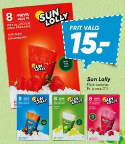 Bilka Sun Lolly tilbud