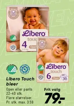 Bilka Libero Touch bleer tilbud
