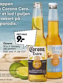 Bilka Corona 33 cl tilbud