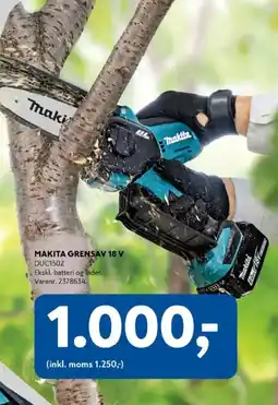 Davidsen Makita grensav 18 v tilbud