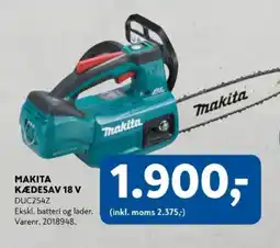 Davidsen Makita kædesav 18 v tilbud