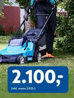 Davidsen Makita plæneklipper 2 x 18 v tilbud