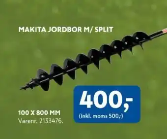 Davidsen Makita jordbor m/ split tilbud
