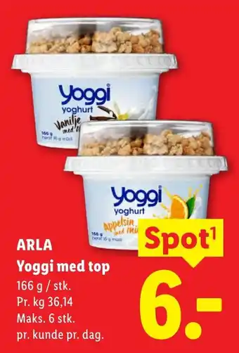 ARLA Yoggi med top
