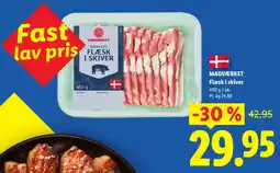 Lidl MADVÆRKET Flæsk i skiver tilbud