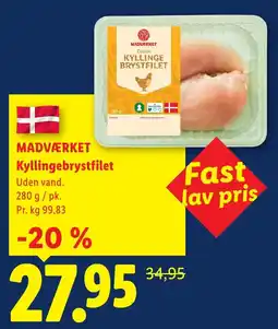 Lidl MADVÆRKET Kyllingebrystfilet tilbud