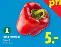Lidl Rød peberfrugt tilbud