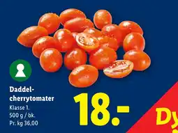 Lidl Daddel- cherrytomater tilbud