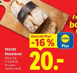 Lidl DELUXE Ølandsbrød tilbud