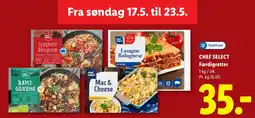 Lidl CHEF SELECT Færdigretter tilbud