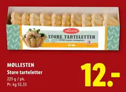 Lidl MØLLESTEN Store tarteletter tilbud