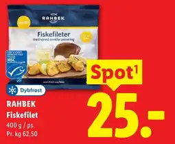 Lidl RAHBEK Fiskefilet tilbud