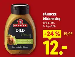 Lidl BÄHNCKE Dilddressing tilbud