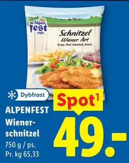Lidl ALPENFEST Wiener- schnitzel tilbud