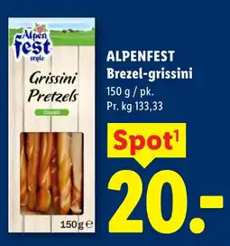 Lidl ALPENFEST Brezel-grissini tilbud