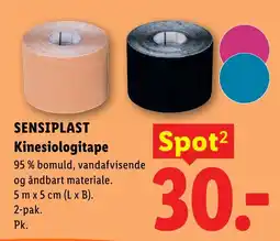 Lidl SENSIPLAST Kinesiologitape tilbud