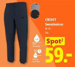 Lidl CRIVIT Sweatbukser tilbud
