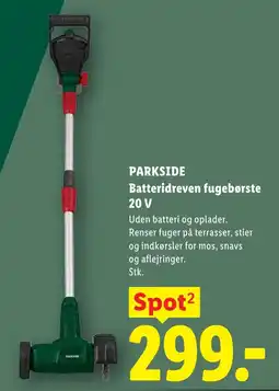 Lidl PARKSIDE Batteridreven fugebørste 20 V tilbud
