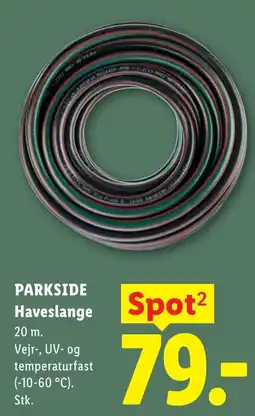 Lidl PARKSIDE Haveslange tilbud