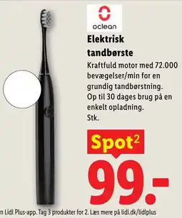 Lidl Elektrisk tandbørste tilbud