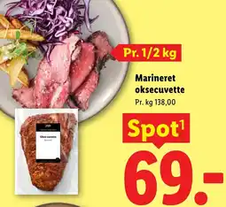 Lidl Marineret oksecuvette tilbud