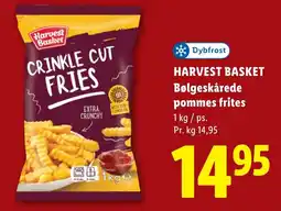 Lidl HARVEST BASKET Bølgeskårede pommes frites tilbud