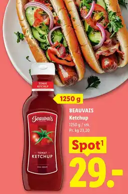 Lidl BEAUVAIS Ketchup tilbud
