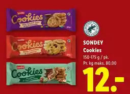 Lidl SONDEY Cookies tilbud