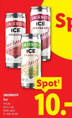 Lidl SMIRNOFF Ice tilbud