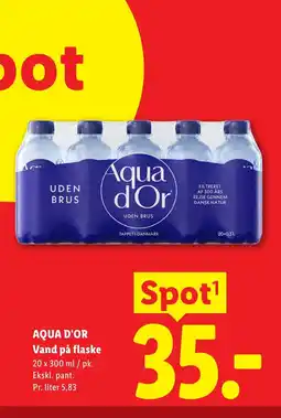 Lidl AQUA D'OR Vand på flaske tilbud